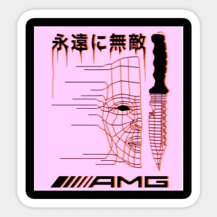 VHS styled Sticker